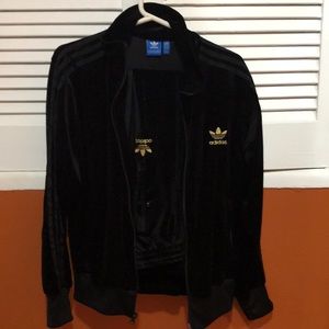 adidas velour womens tracksuit